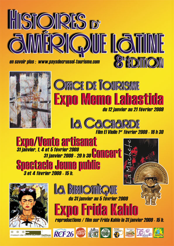 affiche 8eme edition semaine Amrique latine